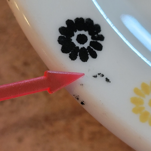 Homer Laughlin Fruit Salsa Dessert Dishes (2) ~ 1960s ~ MCM ~ Retro ~ Floral - Picture 13 of 16